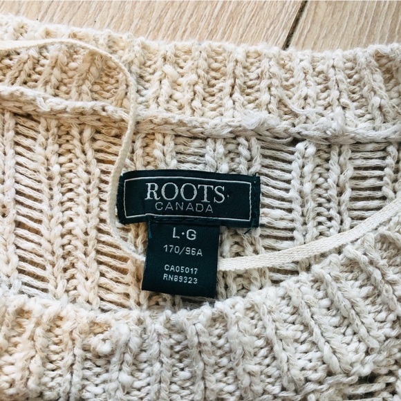 Roots Cream Cotton & Linen Blend Sweater - Picture 6 of 11